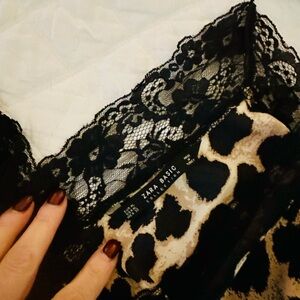 Zara Black Lace Camisole